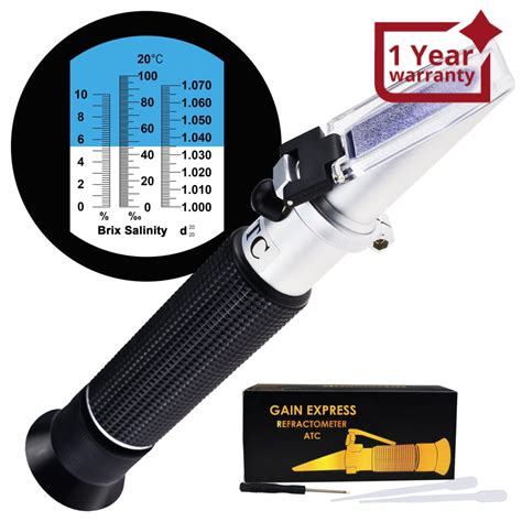 how does a refractometer measure density|how to calculate refractometer.